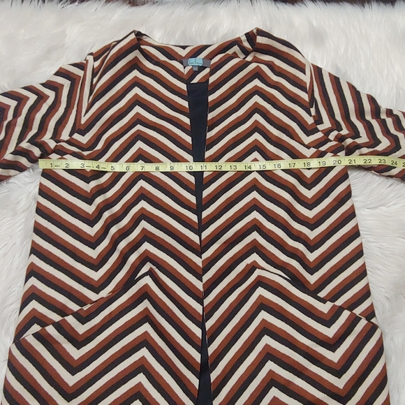 Anthropologie Eva Franco Zig Zag Car Coat - Picture 7 of 9